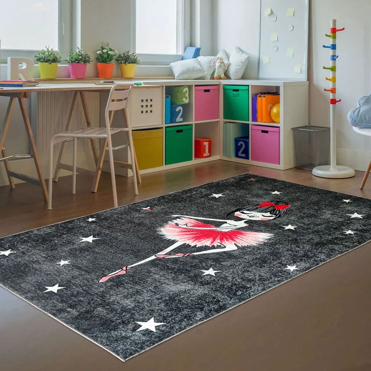 GENERICO - Alfombra Niños Bailarina 120 x 180cm
