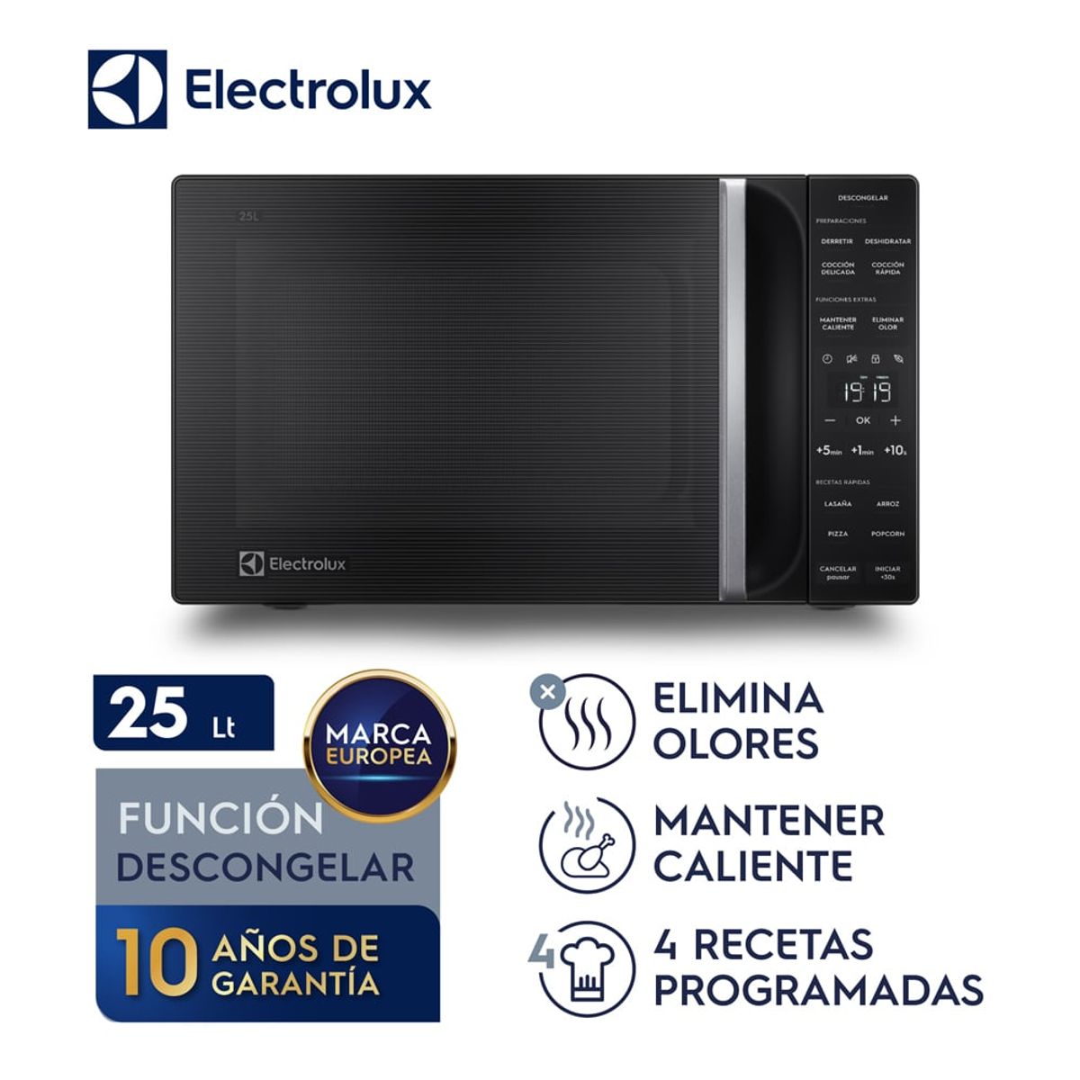 ELECTROLUX - Microondas Freestanding Eléctrico Electrolux 25LT EMDY25S2MXB