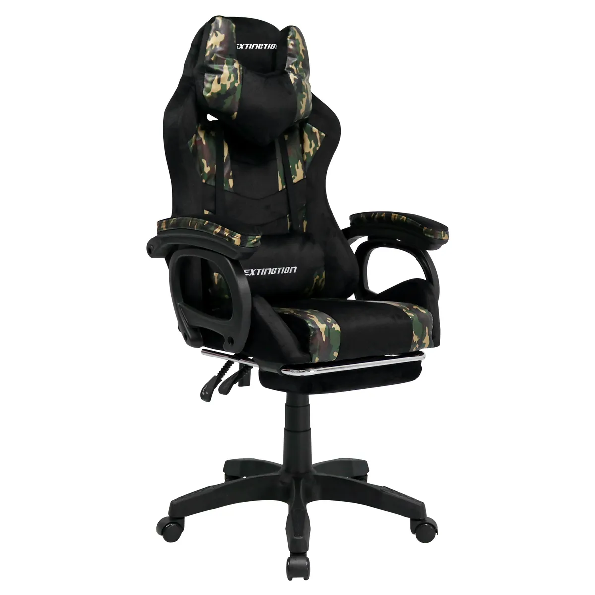 EXTINGTION - Silla Gamer Extingtion Sapp Gamuza Cuerina Color Camuflaje