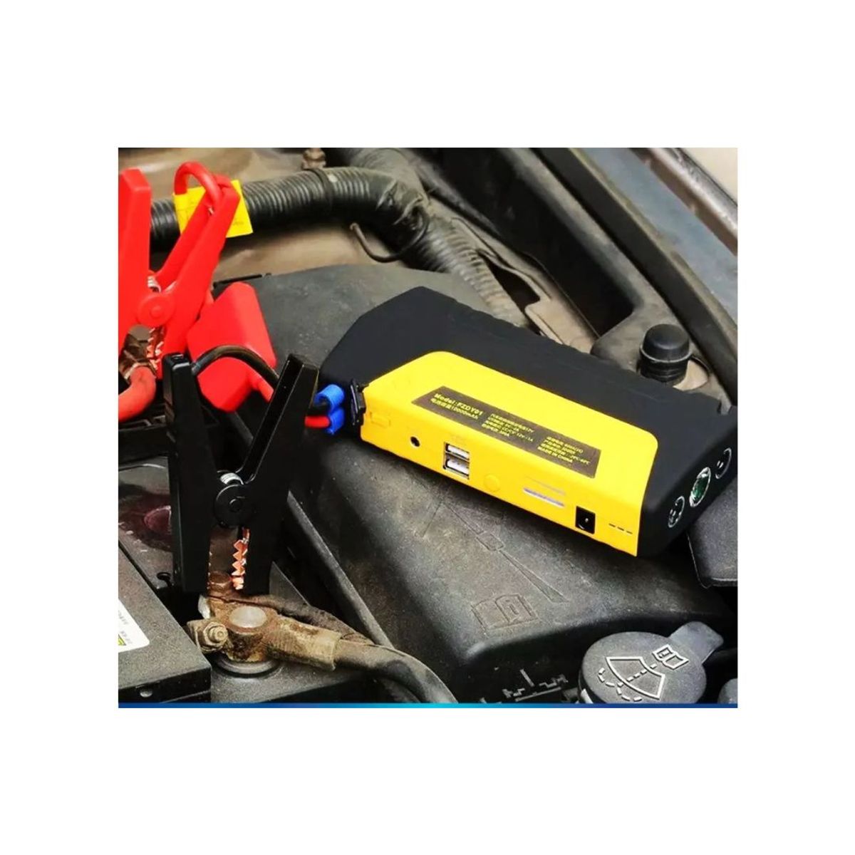 GENERICO - Arrancador De Batería Para Auto Martillo Linterna Cargador