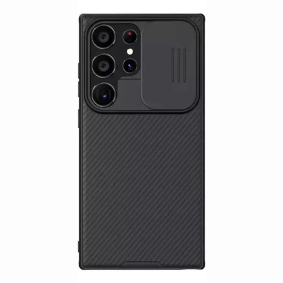 NILLKIN - Case Nillkin Para Samsung S24 Ultra Negro + Mica Vidrio UV