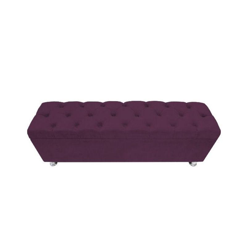 BARAKA HOME - Baúl Capitoneado Bunn 1 Plz - Purpura
