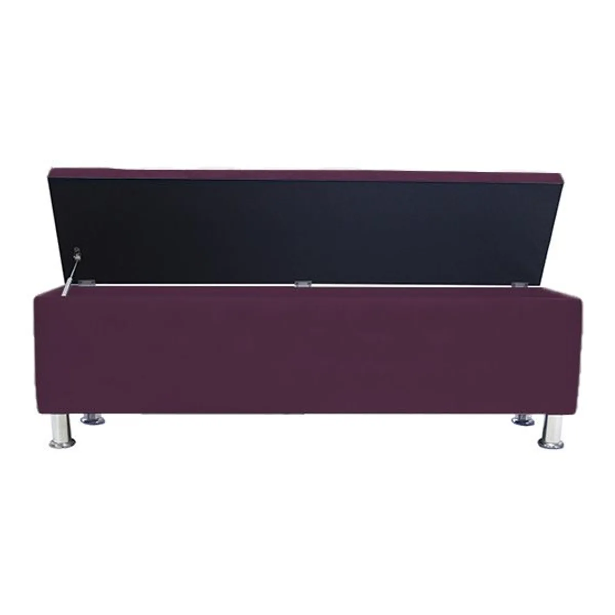 BARAKA HOME - Baúl Capitoneado Bunn 1 Plz - Purpura