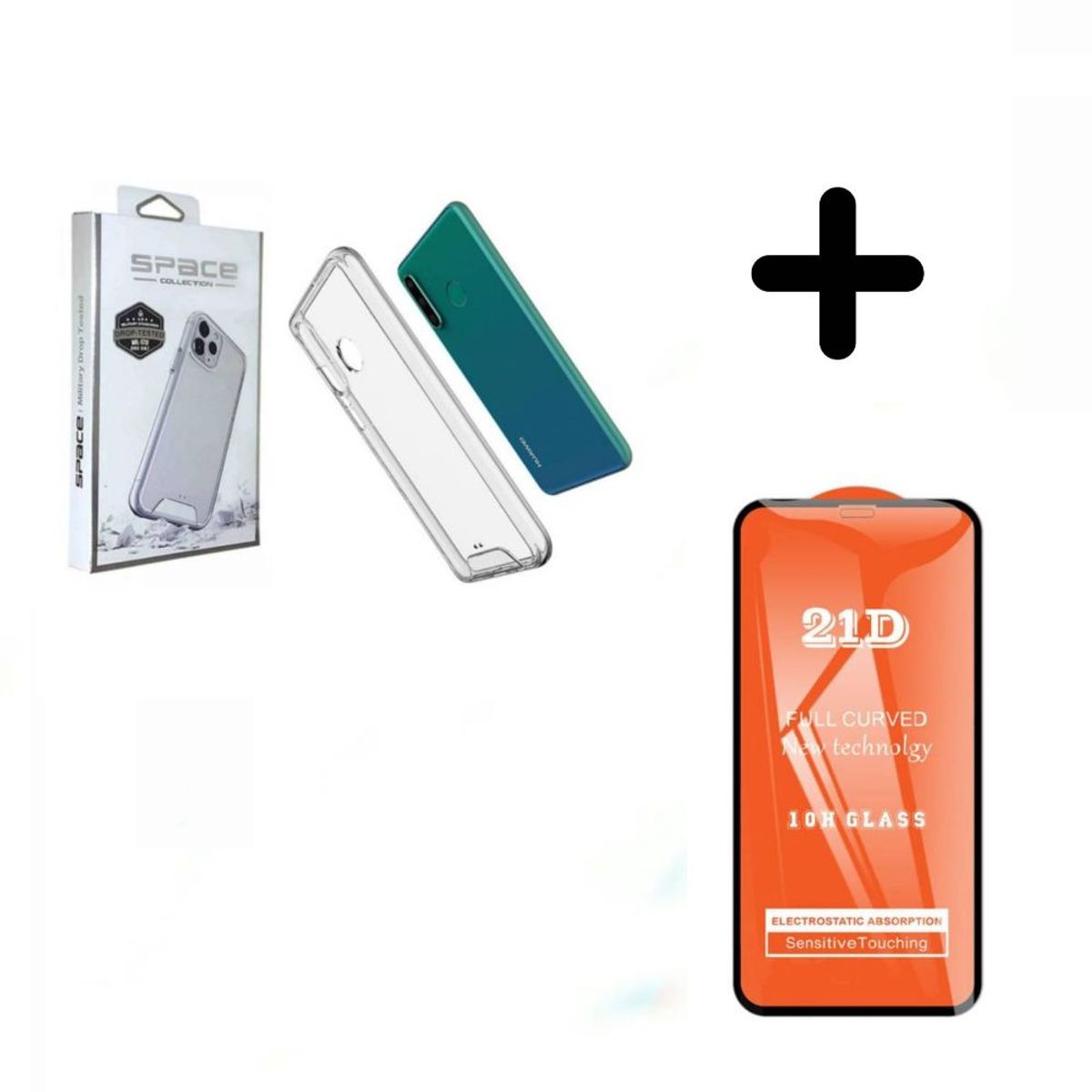 SPACE - Case Space Para Huawei P30 Lite + Mica de Vidrio