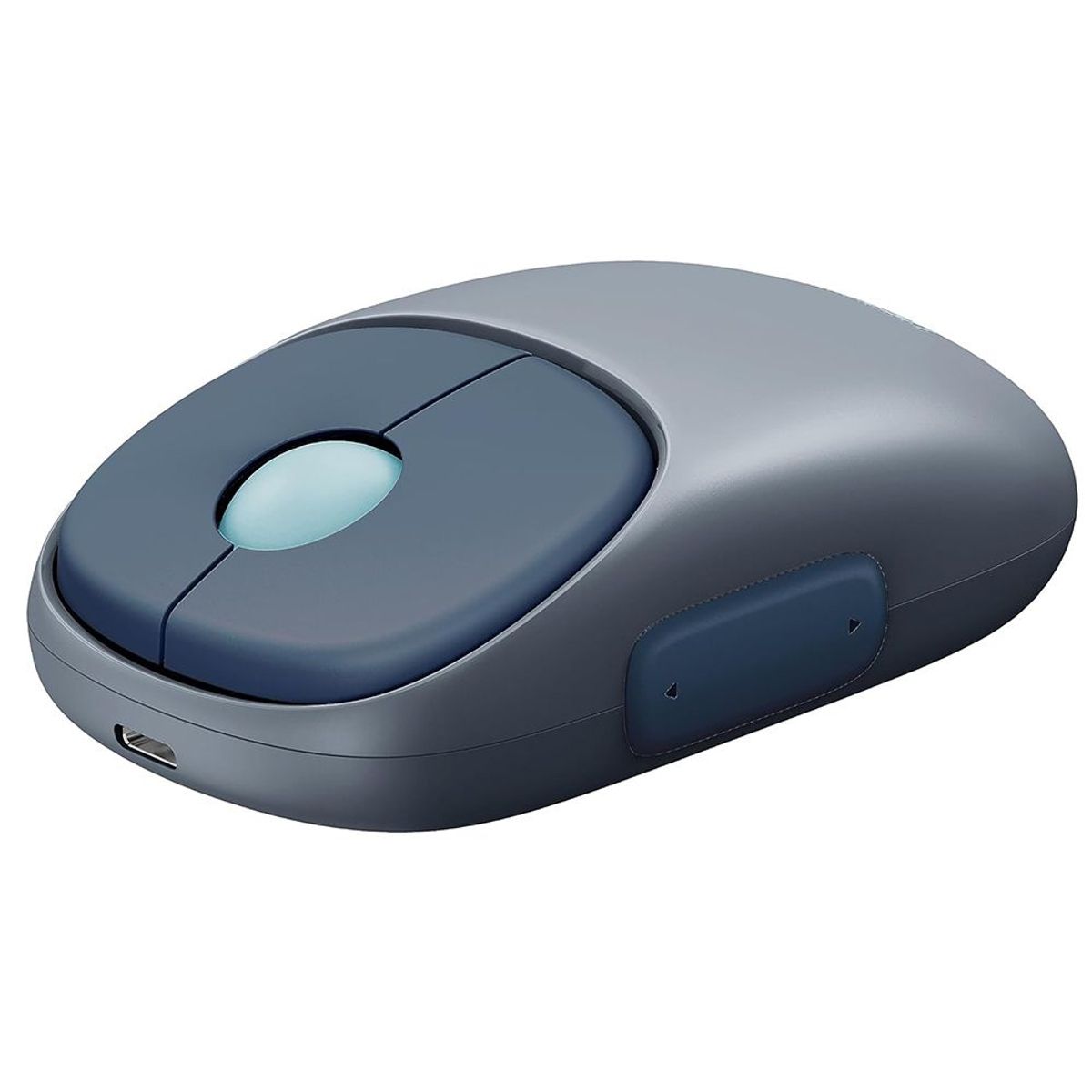 UGREEN - Mouse Inalámbrico Ugreen Recargable 2.4G & Bluetooth MU102 Blue 90538