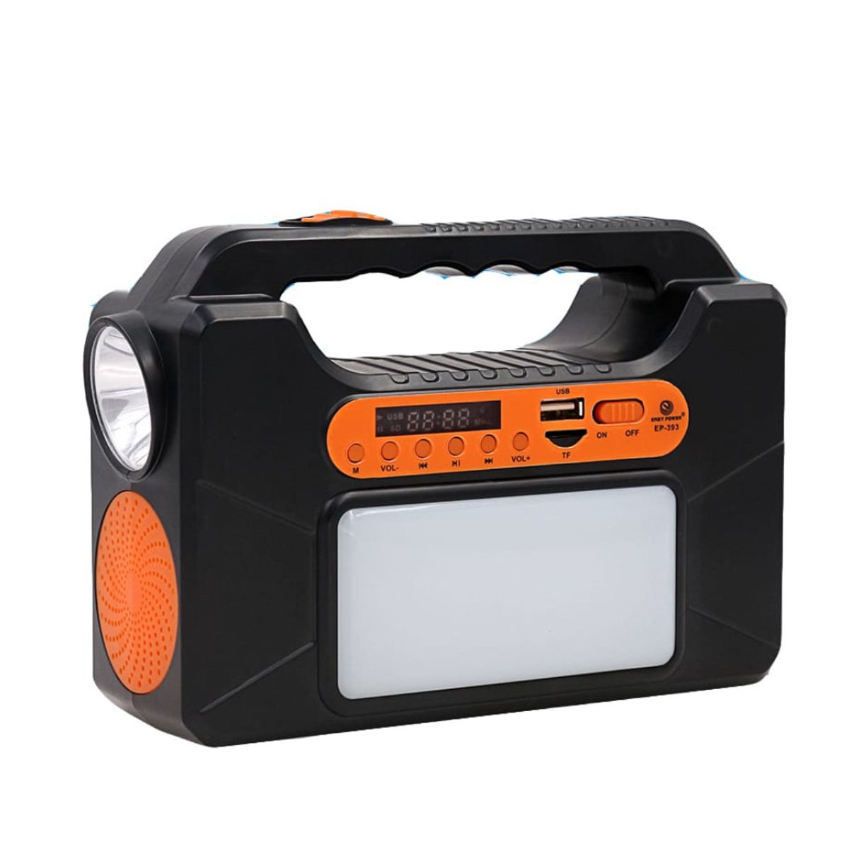 SEISA - Kit Solar Multifuncional Portatil Parlante Radio FM Panel Solar