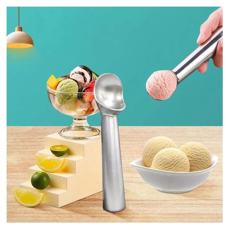 GENERICO - Cuchara para helado de aluminio