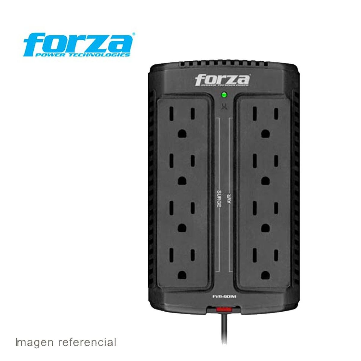 FORZA - Forza Estabilizador  900VA FVR-902 450W 8 Tomas 220V
