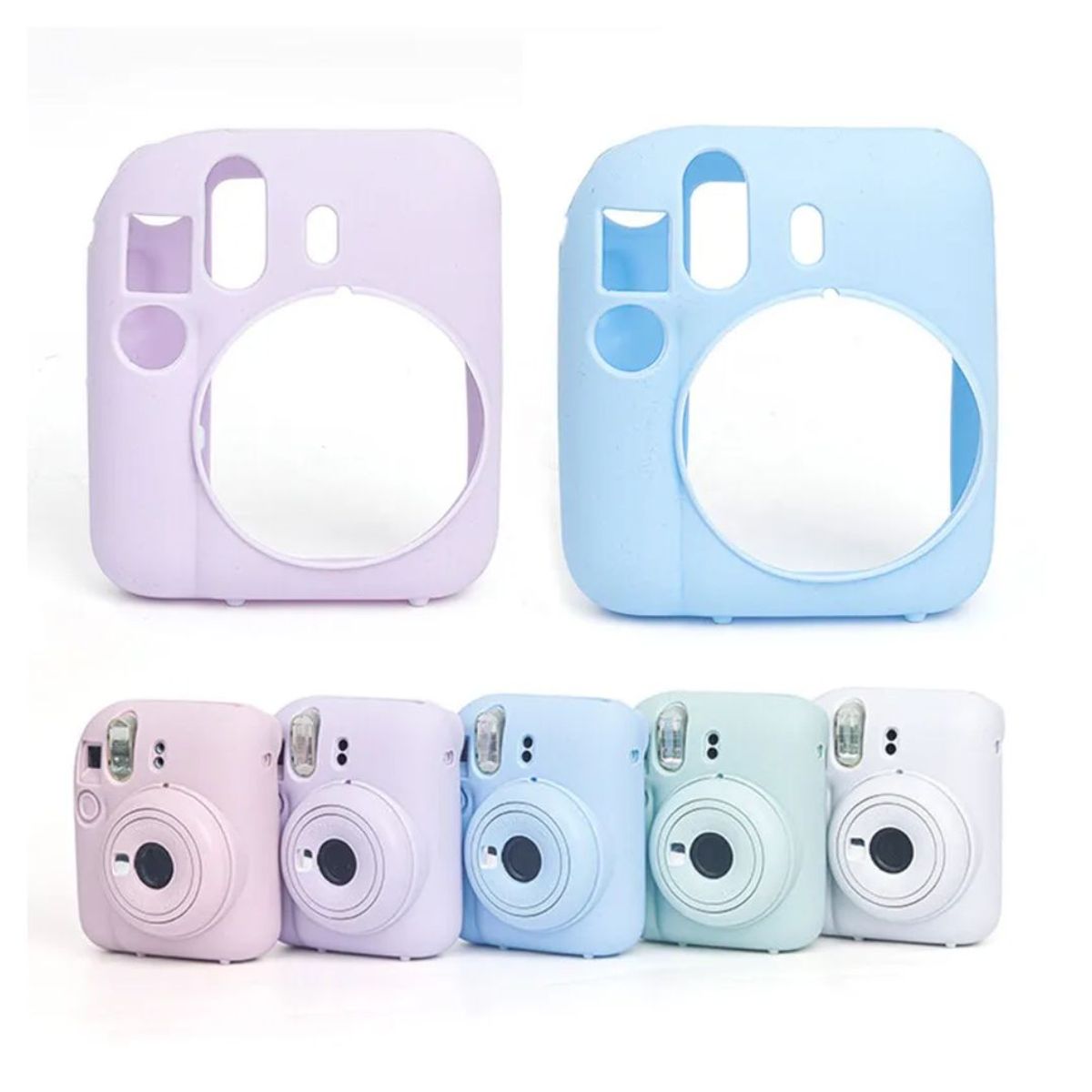 GENERICO - PROTECTOR DE SILICONA PARA CÁMARA INSTAX MINI 12