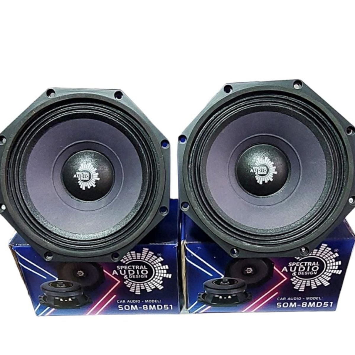 GENERICO - Medio Rango Octagonal 8 Pulgadas Spectral Audio 600W