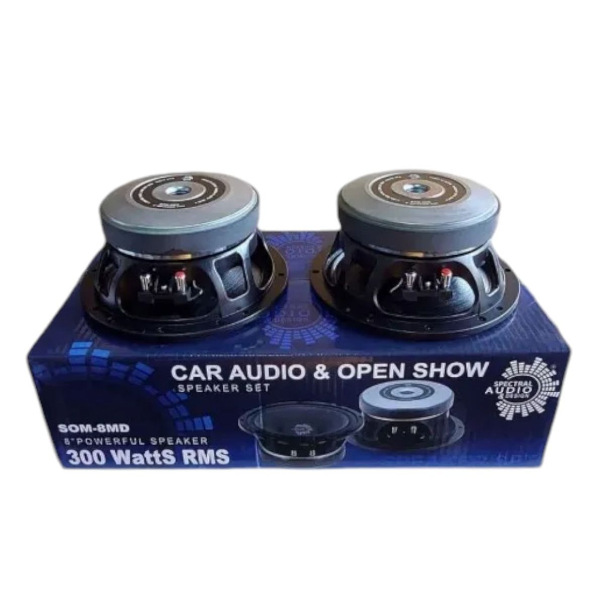 GENERICO - Parlante Medio Rango 8 Pulgadas 600W Spectral Audio