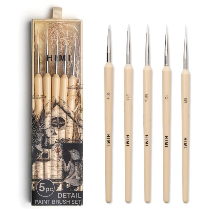 GENERICO - Himi Set 5 mini pinceles de detalle