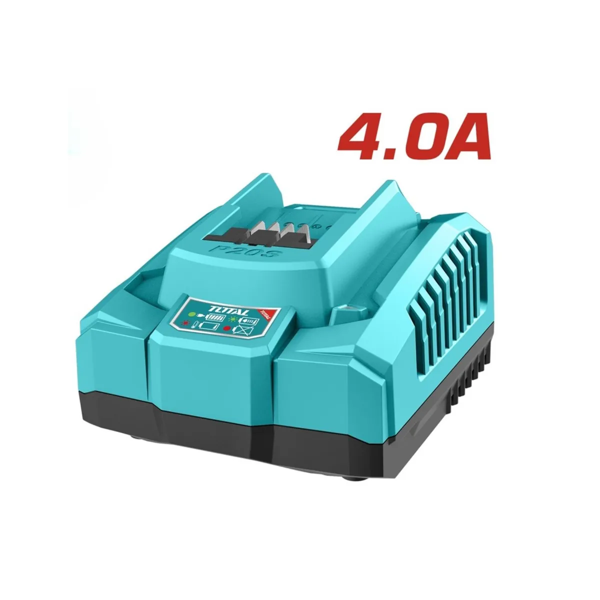 TOTAL TOOLS - Cargador rapido para bateria 20v 4ah industrial Total
