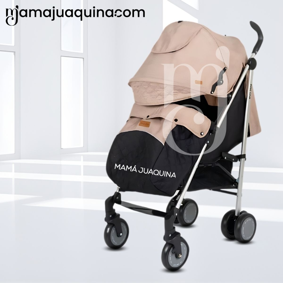 BABY HAPPY - Coche Bastón Deportivo «ADORE EVO» Edición Limitada Beige