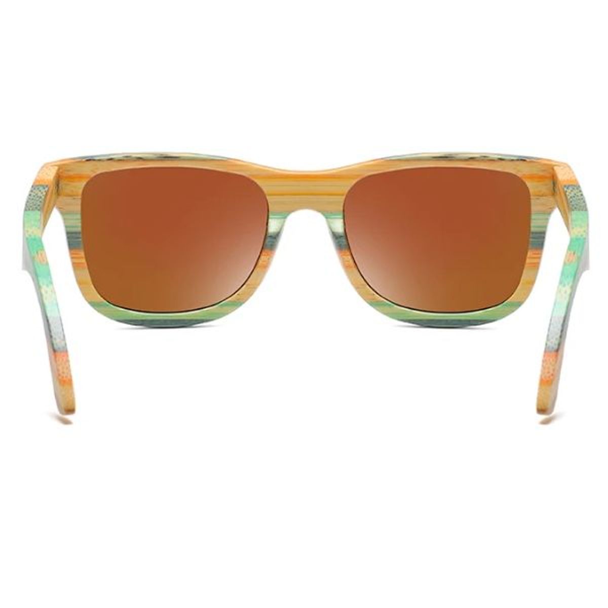 GENERICO - LENTES DE SOL -  MODELO ROYAL DE MADERA