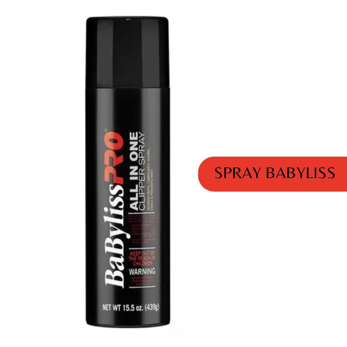 BABYLISS PRO - Spray Babyliss Pro para Maquina de Cabello