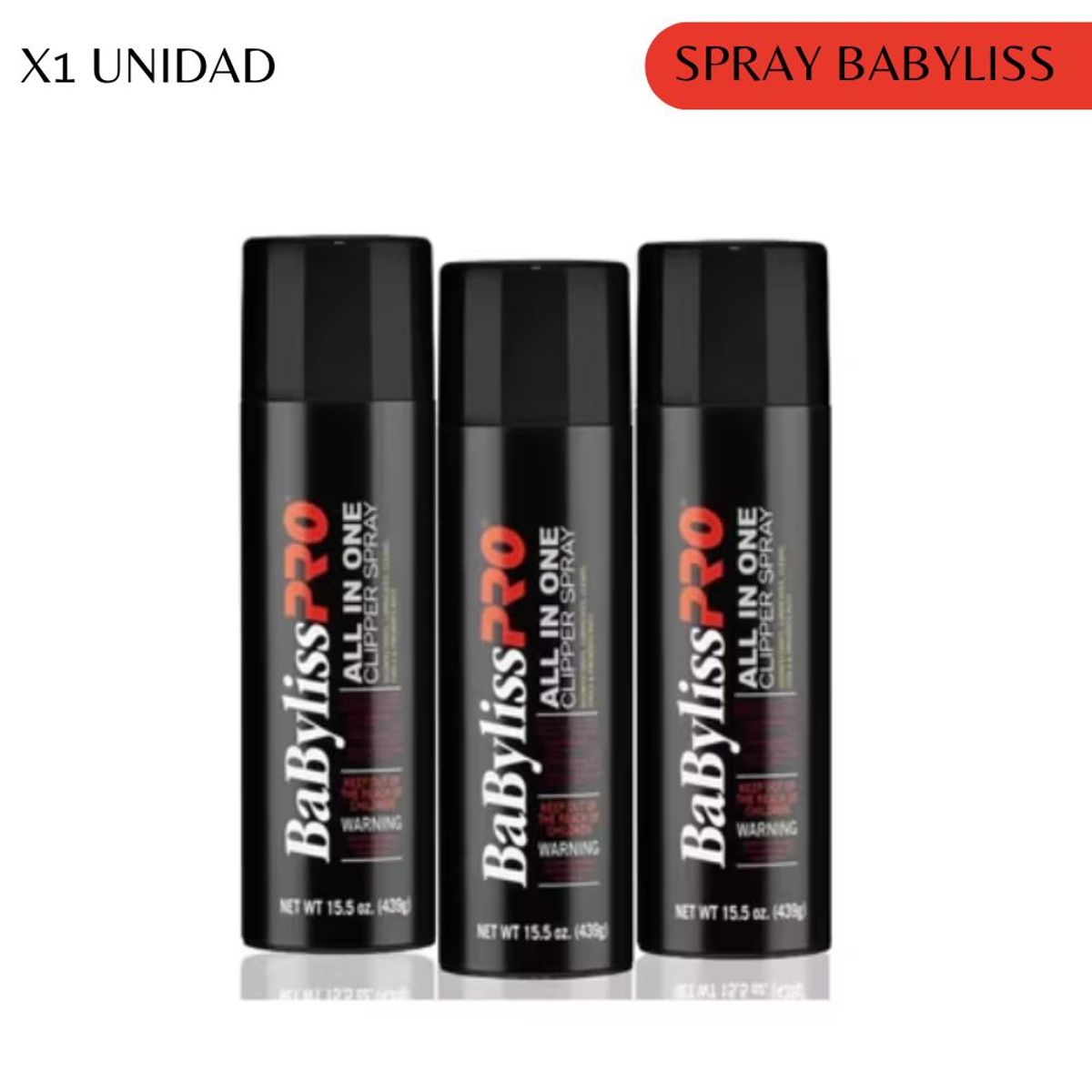 BABYLISS PRO - Spray Babyliss Pro para Maquina de Cabello