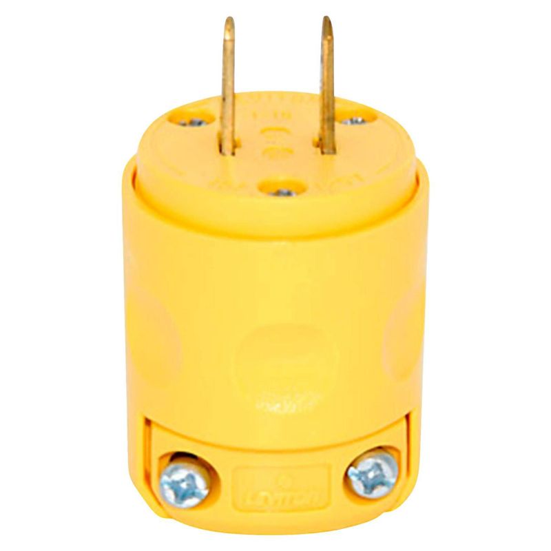 GENERICO - ENCHUFE AMARILLO 2POLOS  15A  LEVITON