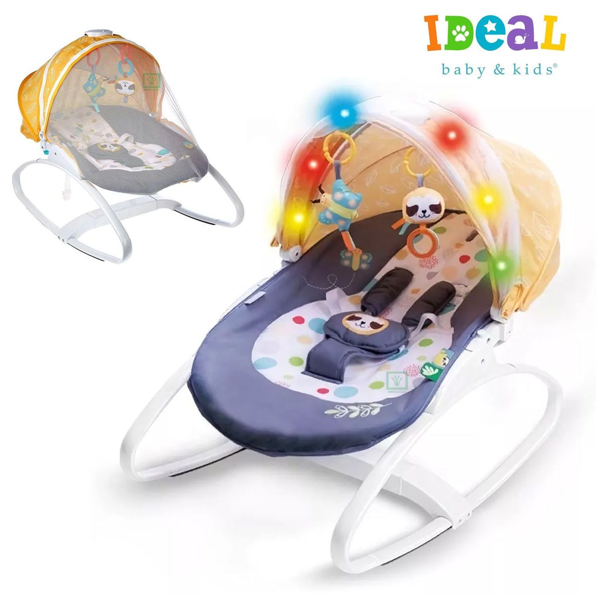 IDEAL - Mecedora Ideal para Bebes Musical con Red para Cama