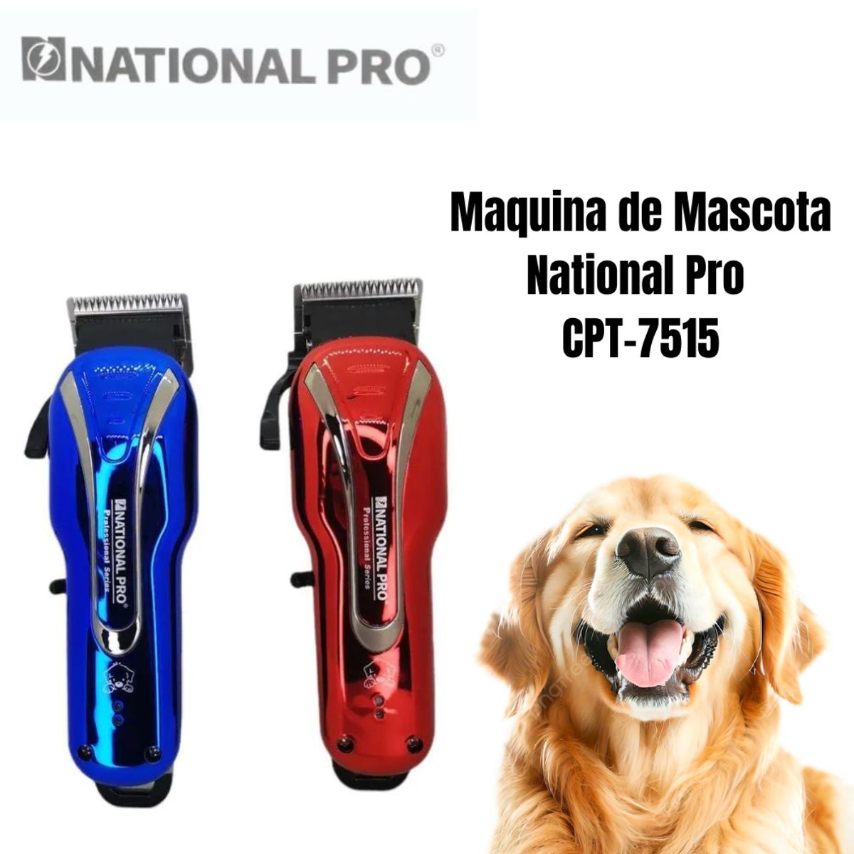 GENERICO - Maquina de Mascota National Pro CPT-7515