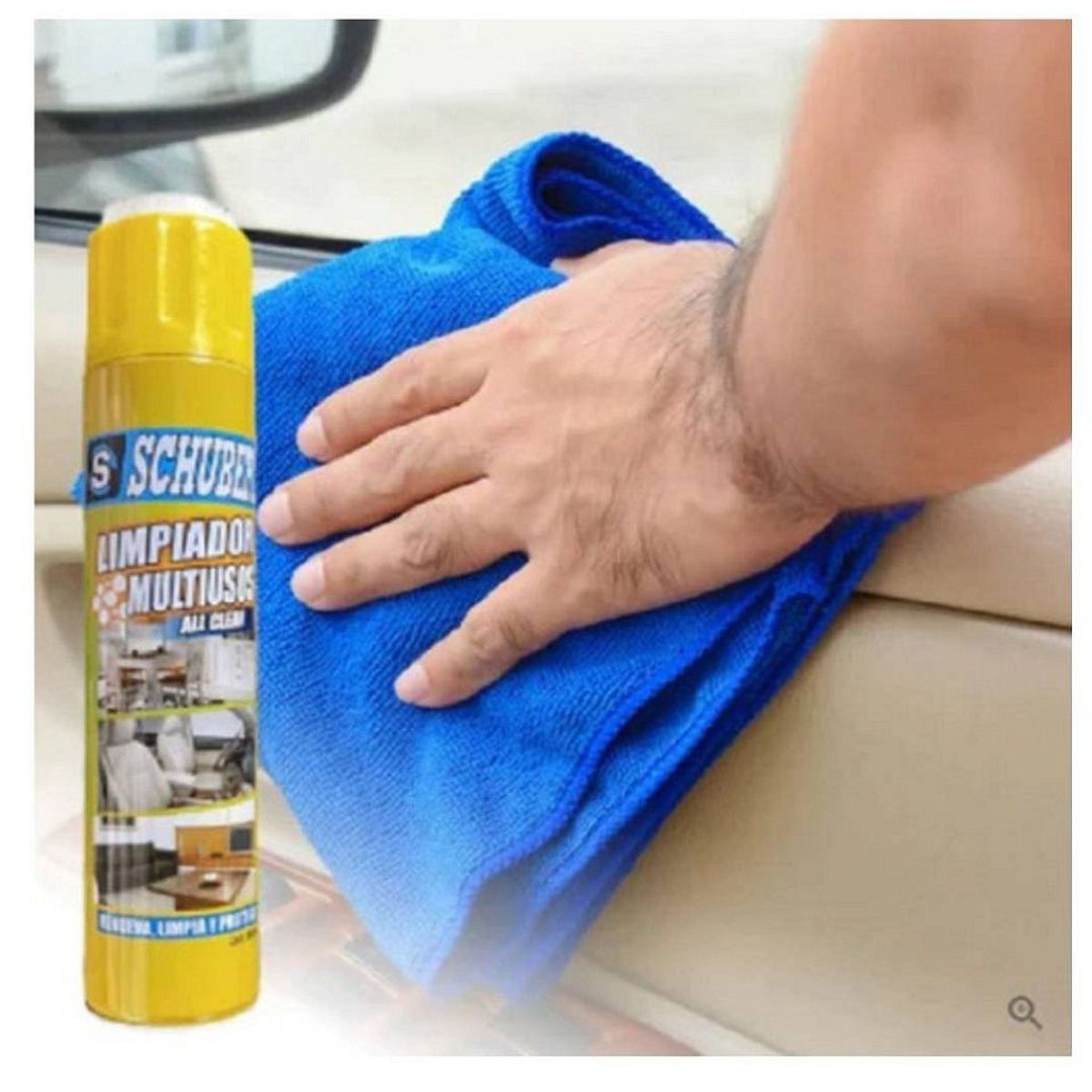 GENERICO - Espuma Limpiadora Multiusos SCHUBERT 650ML Pack 4 Unidades