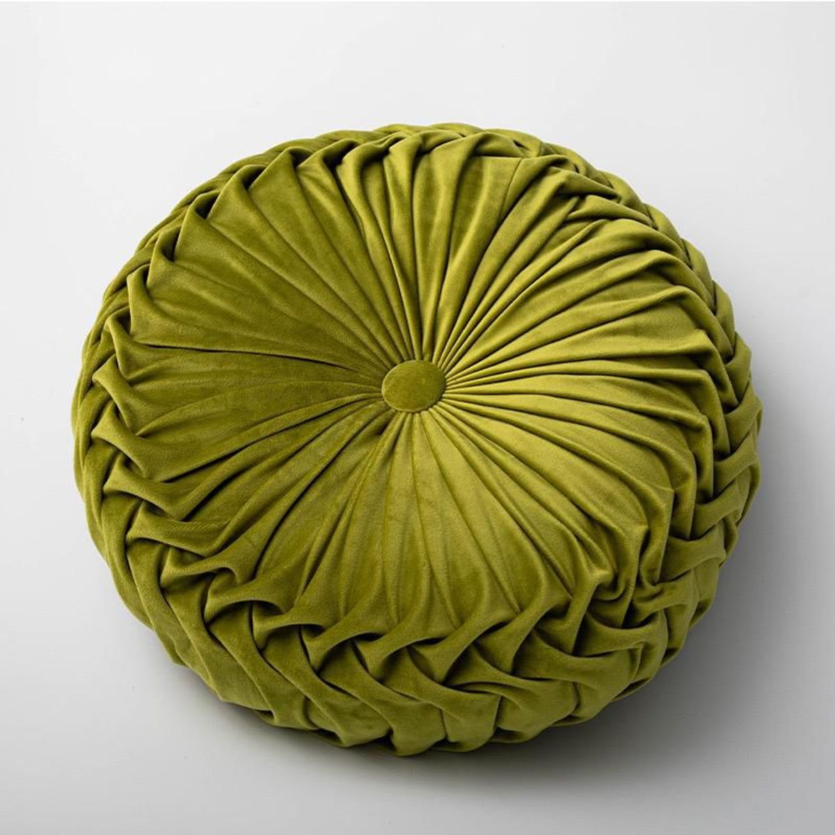 CRISAL - Cojines Velvet Redondos Verde