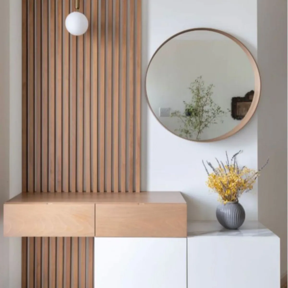 TU MESITA - Recibidor Moderno con Panel Lucrecia TU MESITA