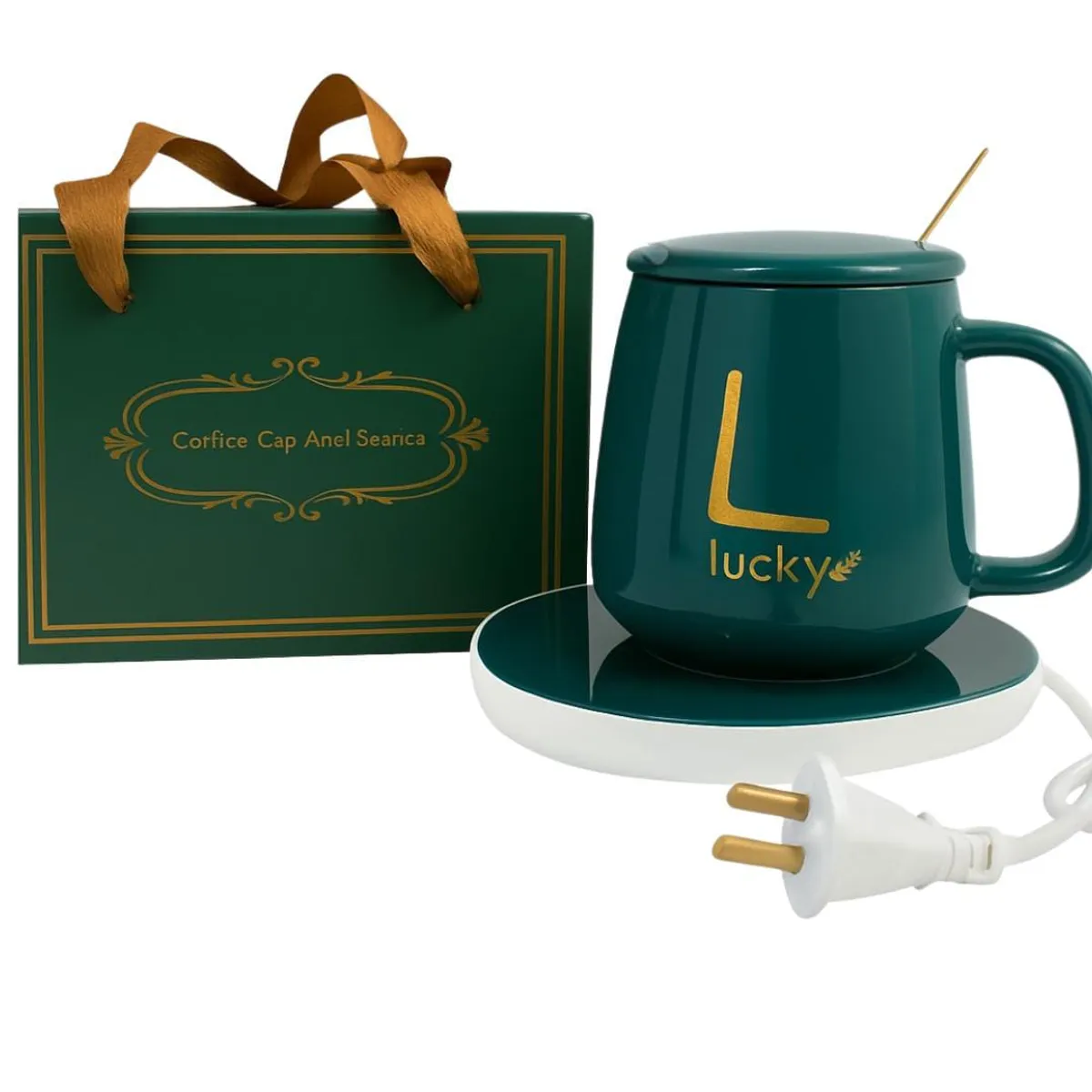 GENERICO - Taza con calentador eléctrico.