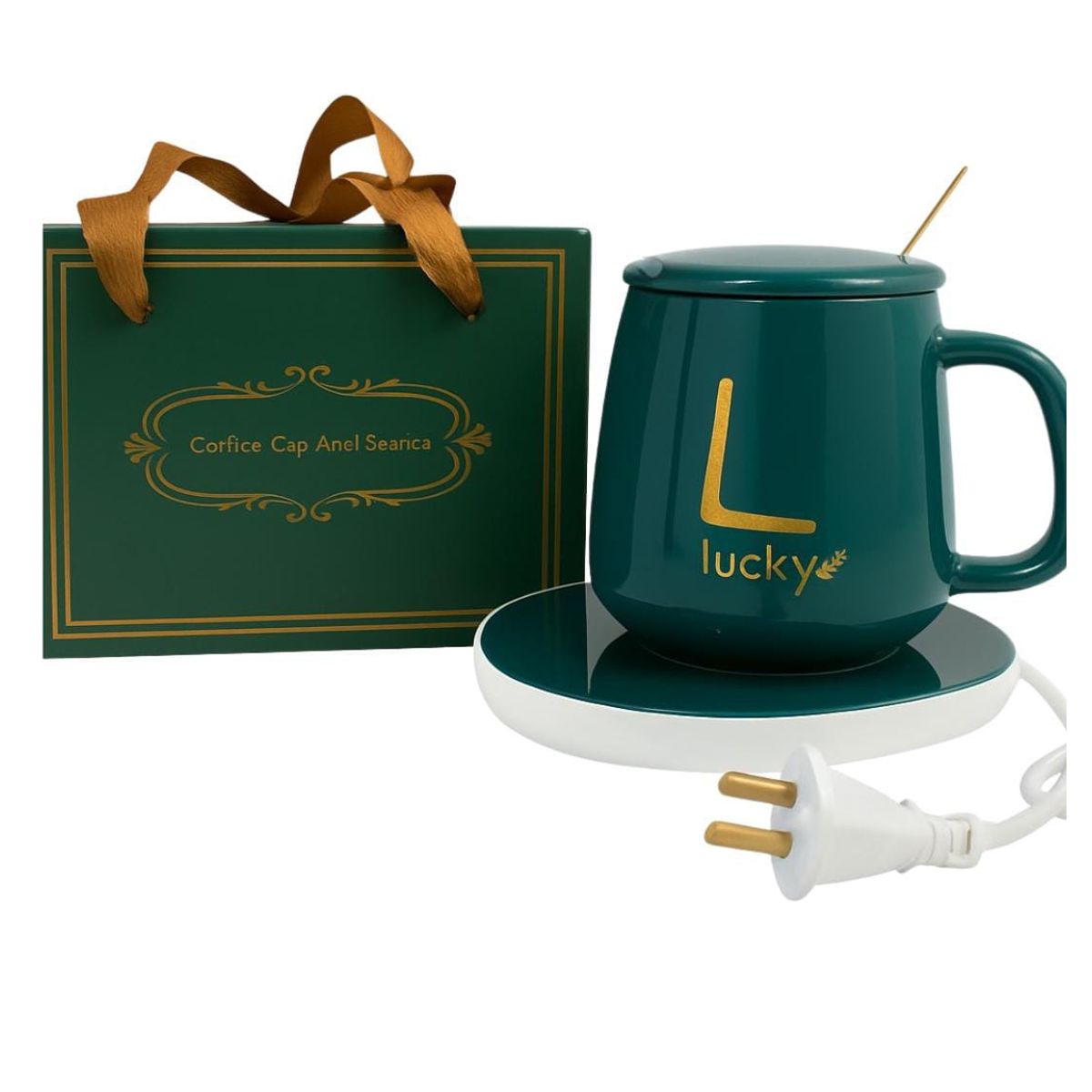 GENERICO - Taza con calentador eléctrico.