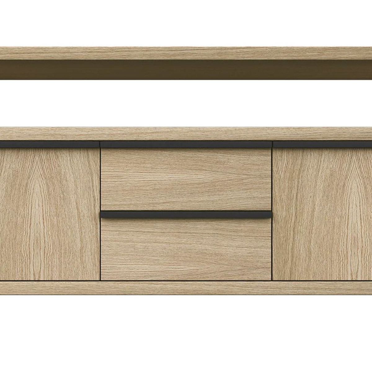 TU MESITA - Aparador Nórdico largo 2 cajones 2 puertas Mijail color Duna TU MESITA