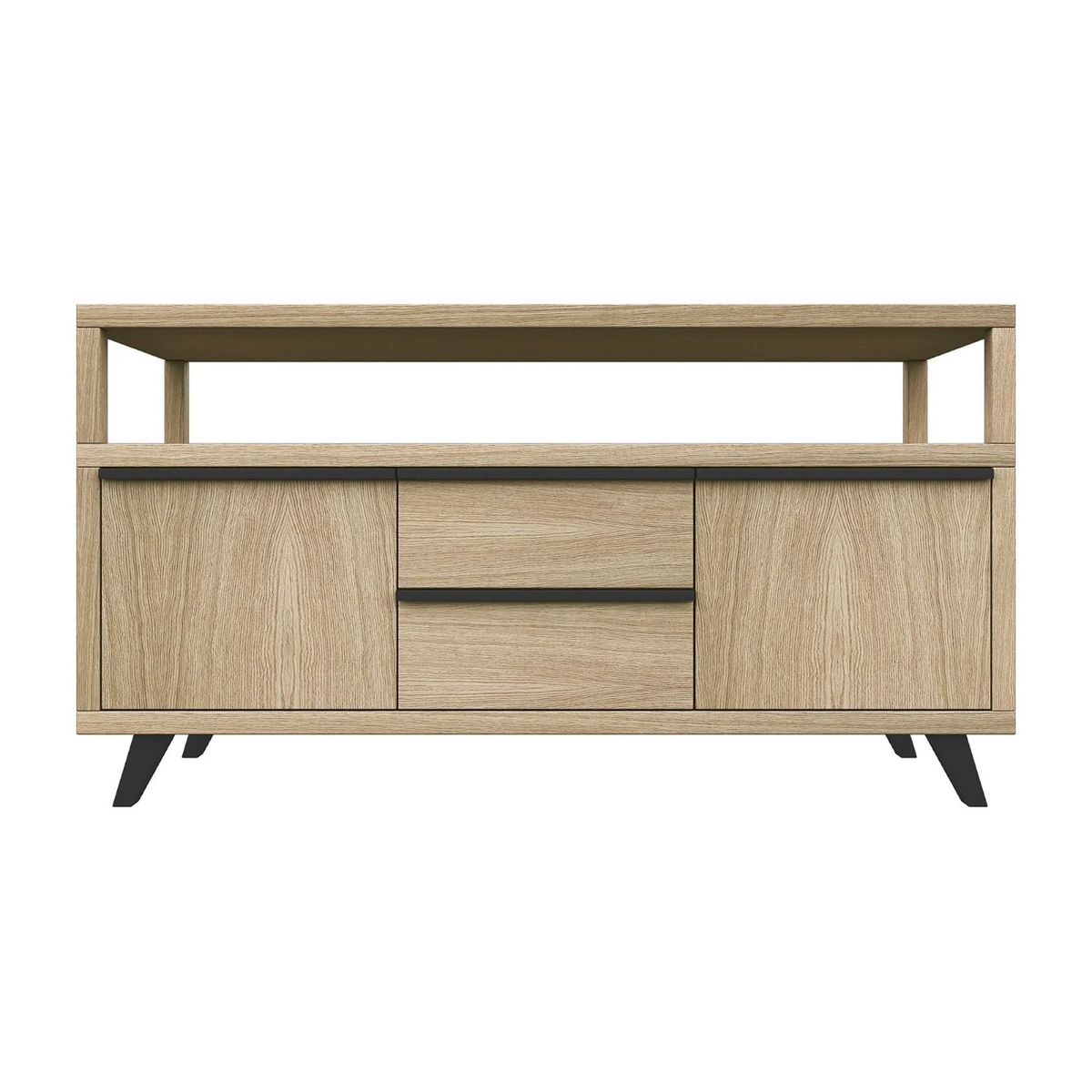 TU MESITA - Aparador Nórdico largo 2 cajones 2 puertas Mijail color Duna TU MESITA