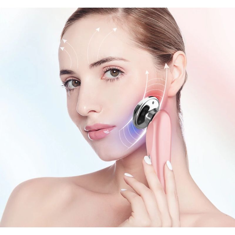 GENERICO - Dispositivo estiramiento Facial Antiarrugas 7 en 1, Radiofrecuencia