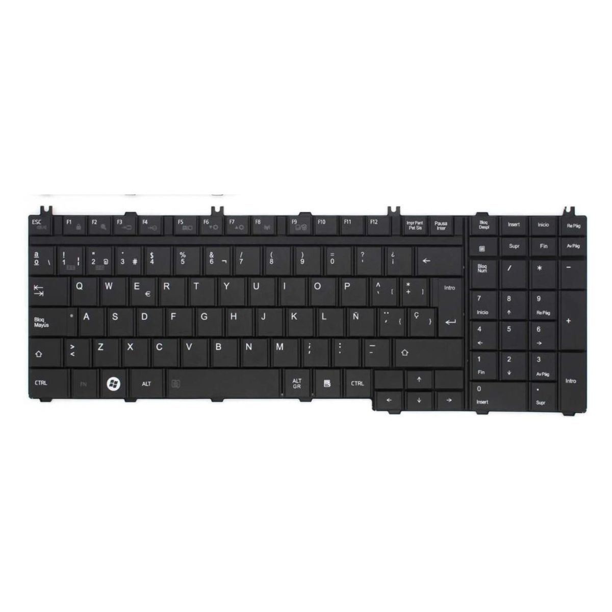 GENERICO - Teclado para Laptop Toshiba SATELITE A505 L505 L455 L350 L355