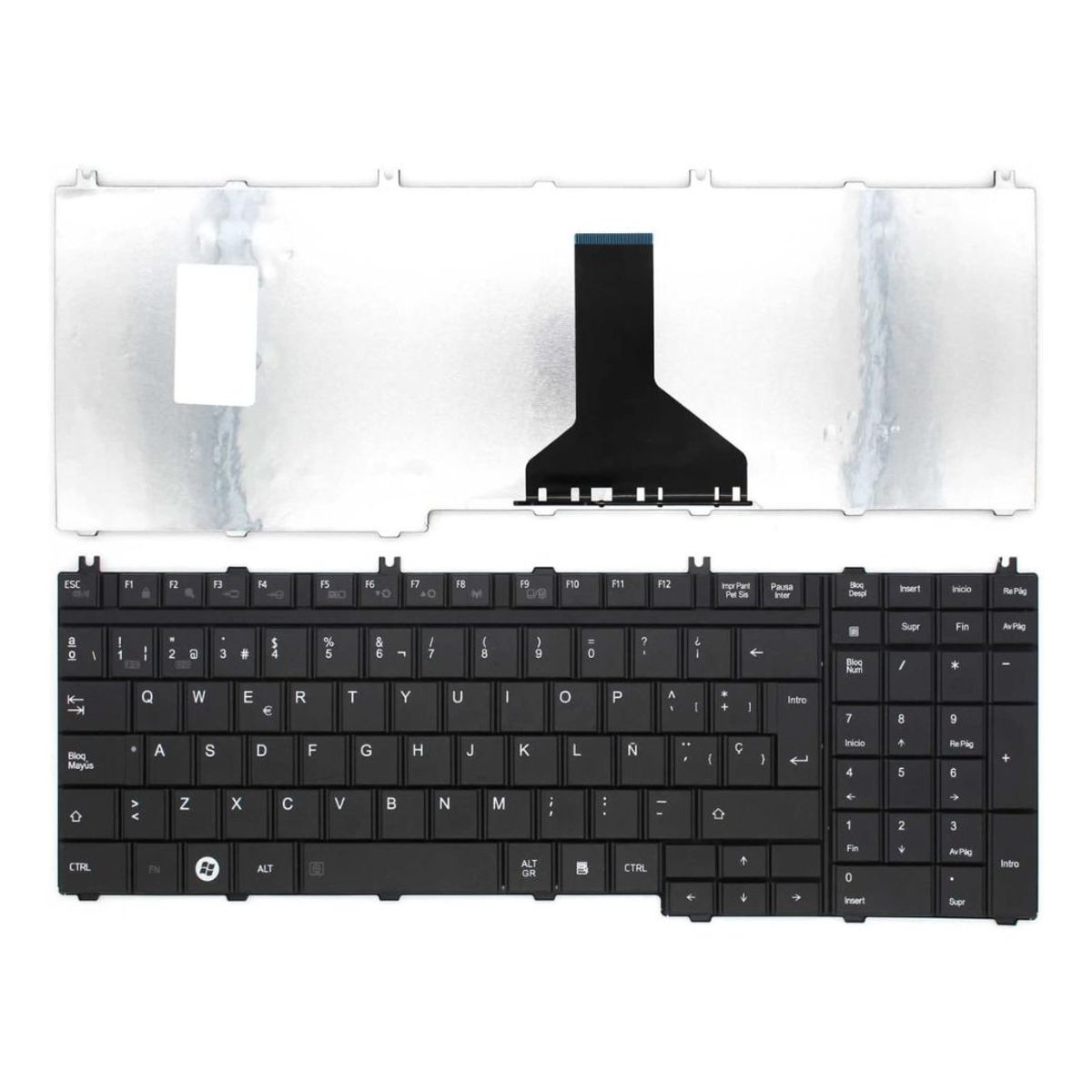 GENERICO - Teclado para Laptop Toshiba SATELITE A505 L505 L455 L350 L355