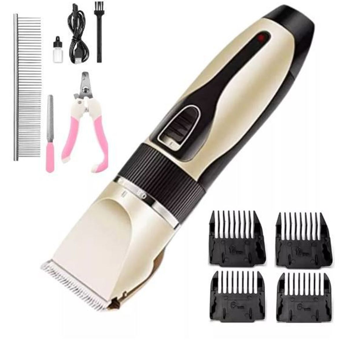 GENERICO - KIT MAQUINA DE CORTAR PELO - PERRO /GATOS  RECARGABLE