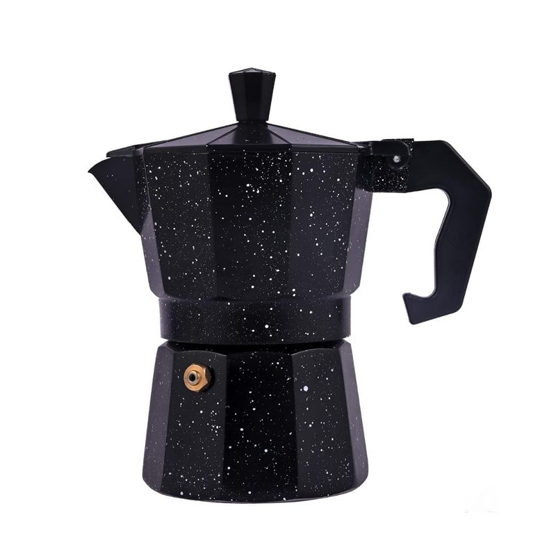 PENTHA - Cafetera Moka Italiana Expresso De 3 Tazas - 150ml Color Negro