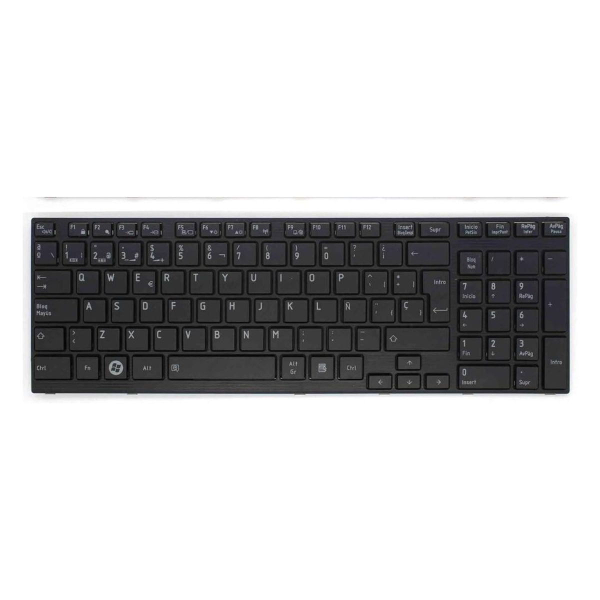 GENERICO - Teclado para Laptop Toshiba SATELITE A665 A660 A665 A665D