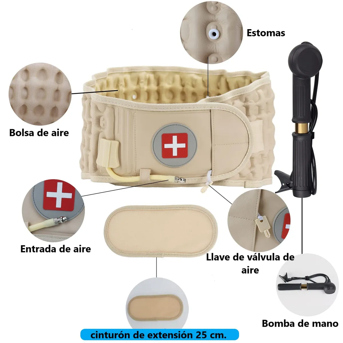 UNICARE - FAJA DE DESCOMPRESIÓN LUMBAR