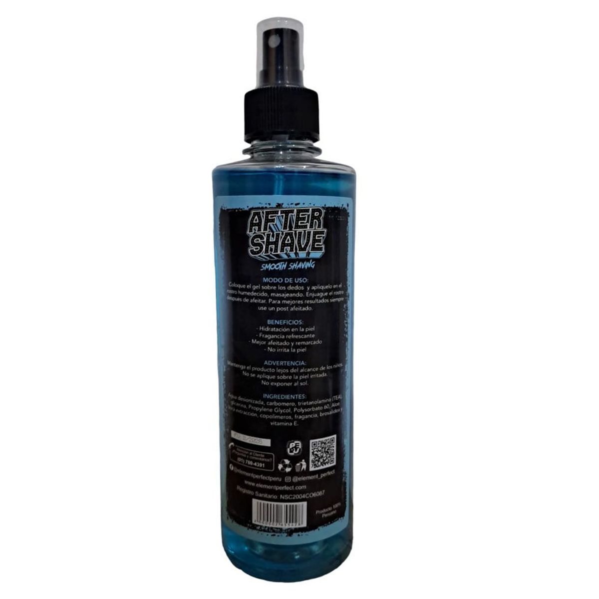 ELEMENT - After Shave Azul Calma Irritación Post Afeitado 500ml