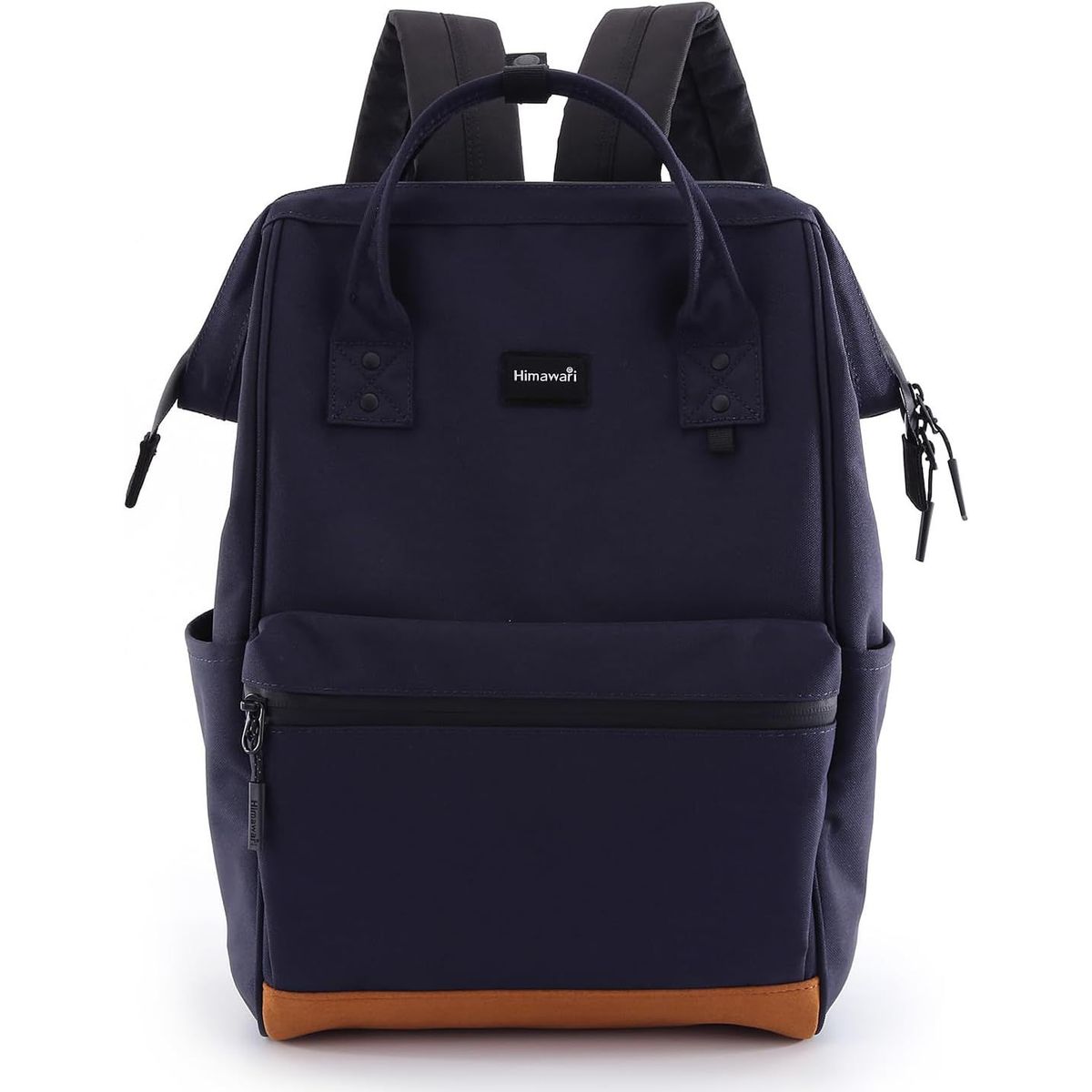 HIMAWARI - Himawari - Mochila Unisex escolar de viaje con puerto USB Azul Marino