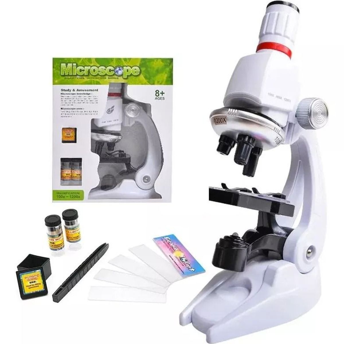 GENERICO - MICROSCOPIO INFANTIL EDUCATIVO EXPLORACIÓN EN CASA