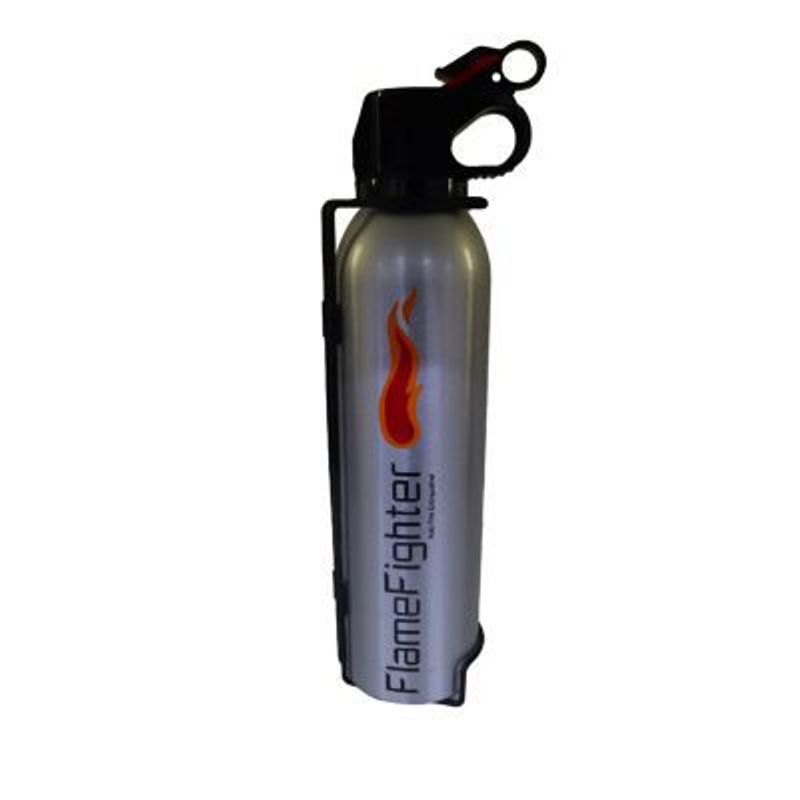 GENERICO - Extintor Deportivo para Carro PQS 05kg brackets Silver gris