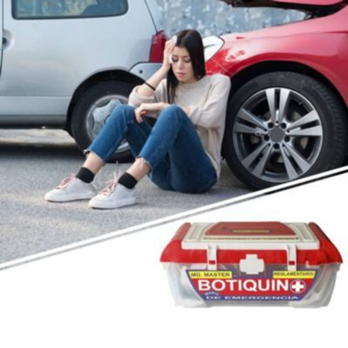 GENERICO - Botiquin de emergencia tipo maletin seguridad