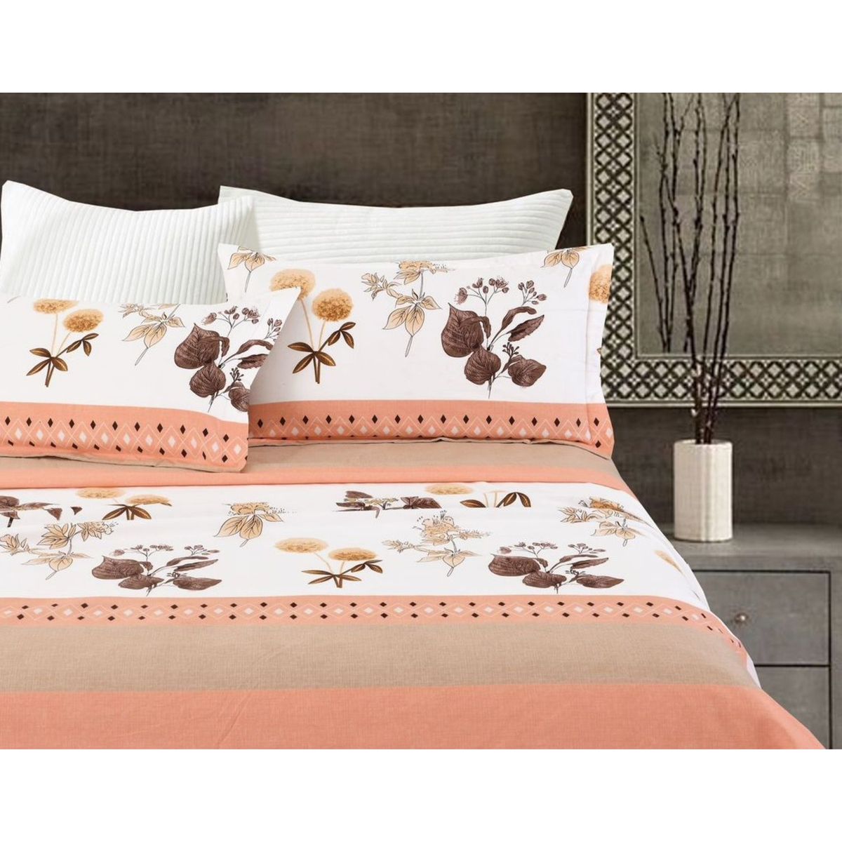 VENECIA - Set de Sabanas 2Pz + Fundas - EUROPEO