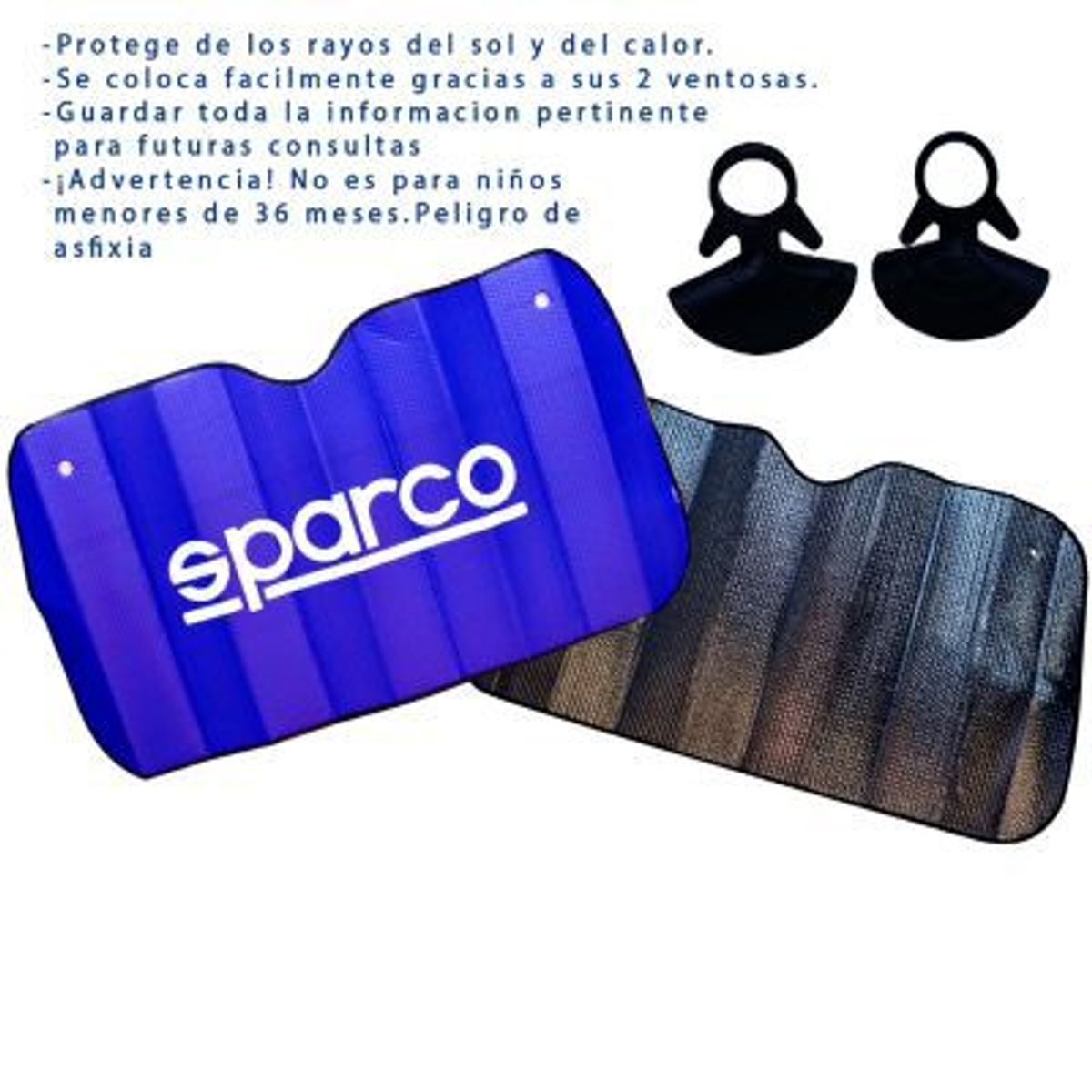 SPARCO - TAPASOL SPARCO AZUL 130x70 CM SPC1721M