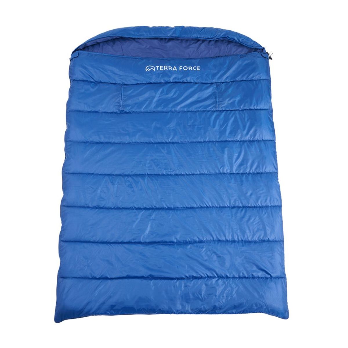 TERRA FORCE - Saco De Dormir Doble Clima Frío Azul