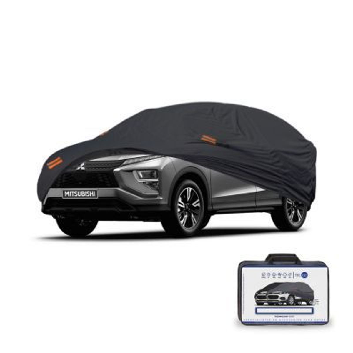 GENERICO - PROTECTOR FUNDA COBERTOR TIPO MITSUBISHI ECLIPSE CROSS GRIS