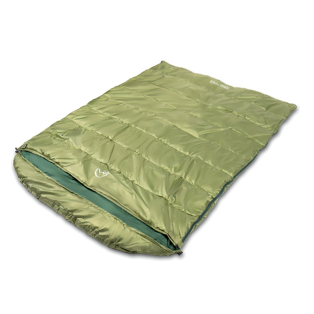 TERRA FORCE - Saco De Dormir Doble Clima Cálido Verde