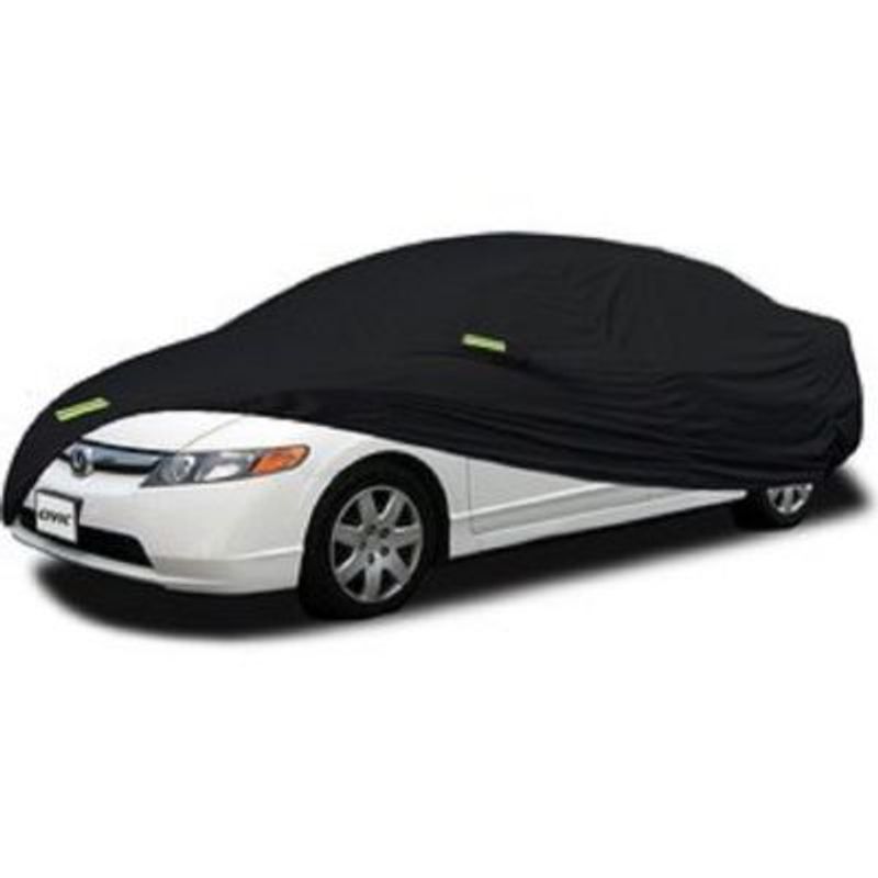 GENERICO - PROTECTOR CUBIERTA  COBERTOR TIPO HONDA CIVIC SEDAN NEGRO