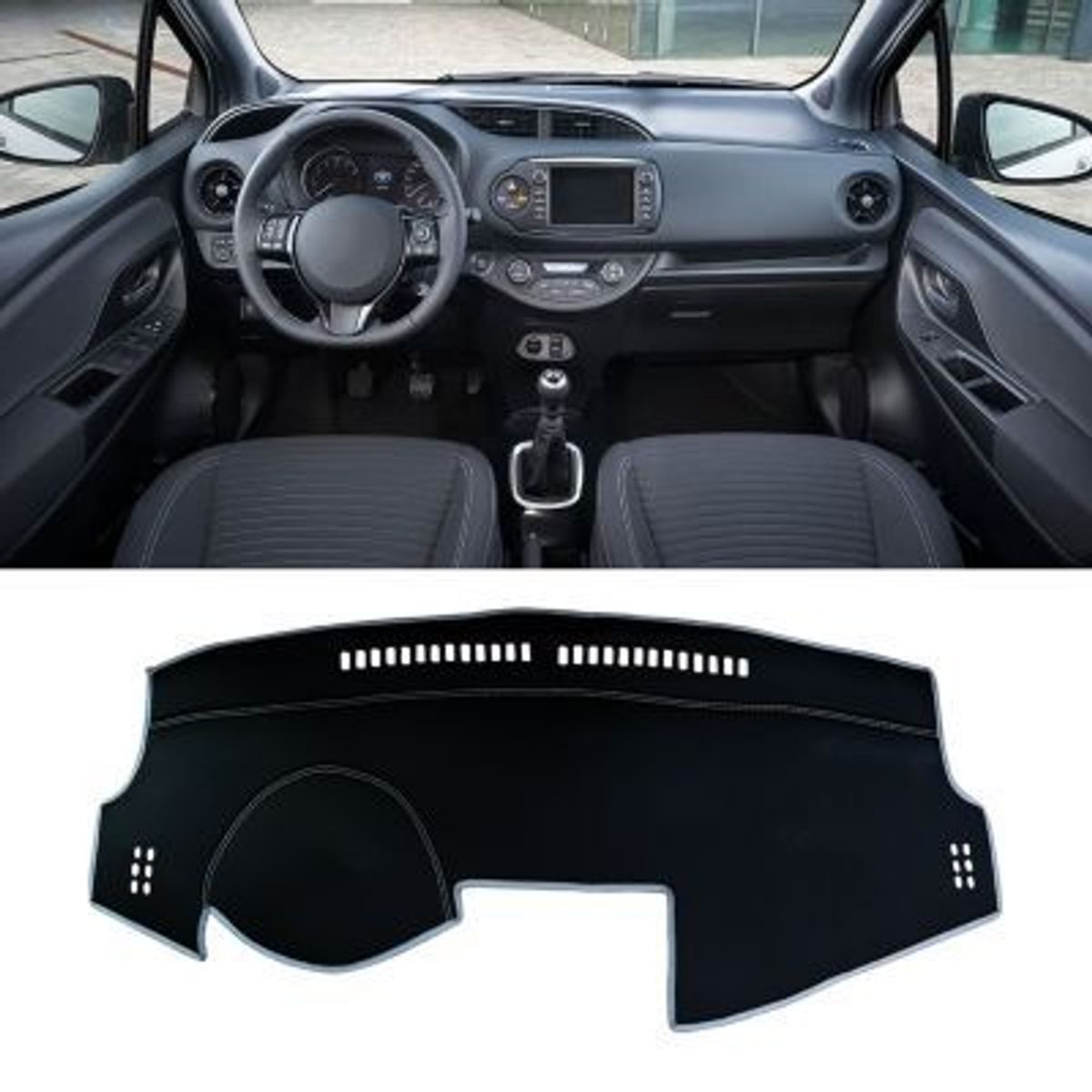 TECGO - PROTECTOR TABLERO TIPO TOYOTA YARIS 2014